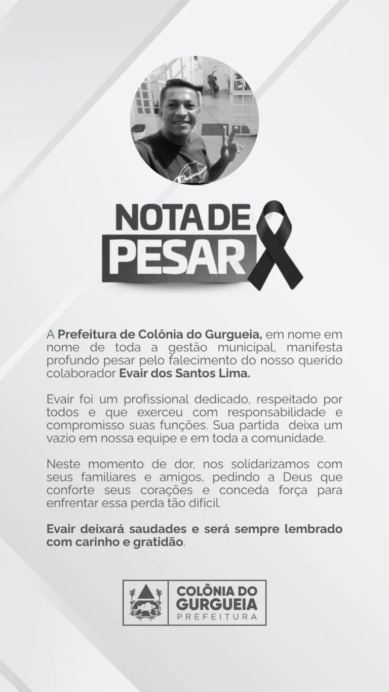 Servidor público é morto a tiros em Colônia do Gurguéia; frentista é suspeito