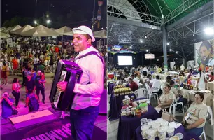 Show de Chambinho do Acordeon encerra a II Feira da Agricultura Familiar do Piauí (Foto: Reprodução)