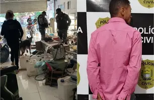 Suspeito de extorquir compradores de veículos é preso pela Polícia Civil em Oeiras (Foto: Reprodução)