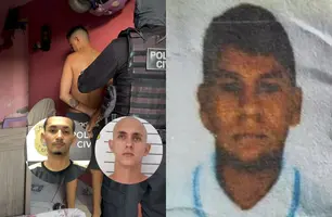 Suspeitos de homicídio são presos durante operação policial em Parnaíba (Foto: Divulgação/Polícia Civil)