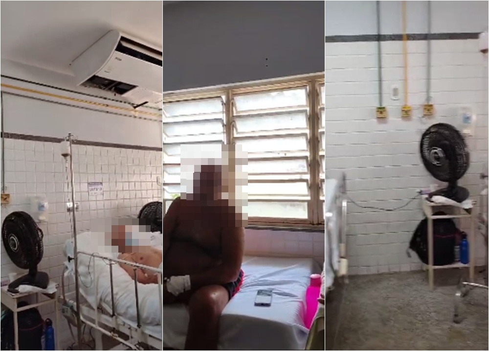 Teresina: pacientes denunciam calor extremo e falta de ar-condicionado em hospital