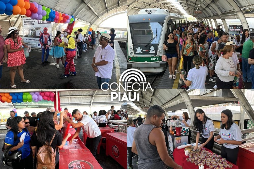 Teresina realiza primeira edição do projeto 'Vai e Vem no Trem'