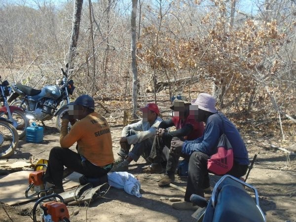 Trabalhadores resgatados