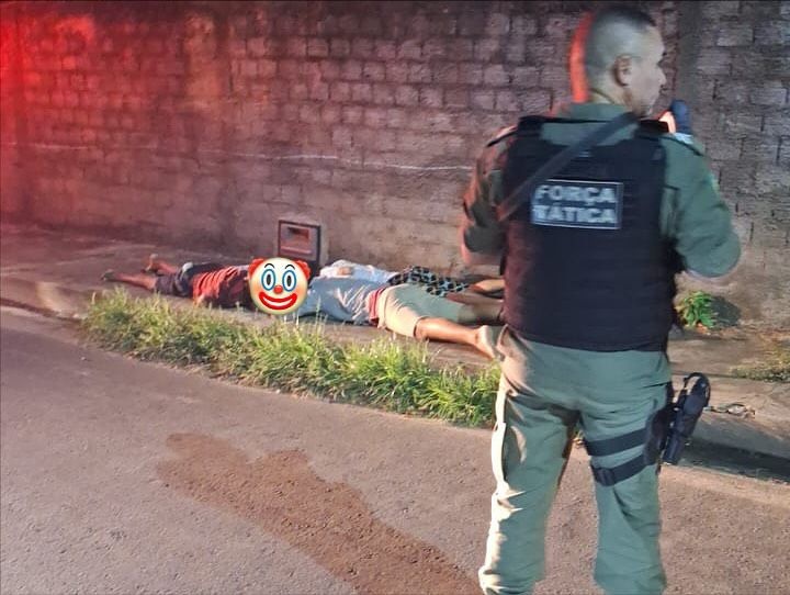 Trio com passagens são presos após perseguição policial em Miguel Alves