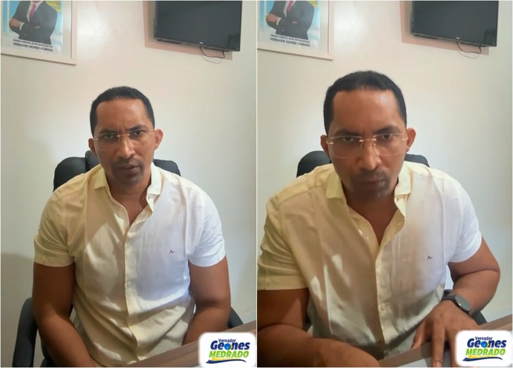 Vereador Geones Medrado nega envolvimento em denúncia sobre o Rio Folia no Piauí