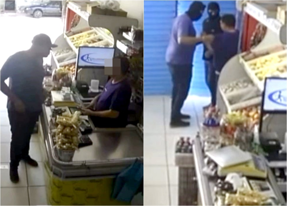Vídeo mostra assalto de envolvidos com morte de policial em José de Freitas