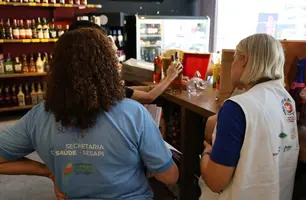 Vigilância Sanitária realiza ação educativa em distribuidoras de Teresina (Foto: Ascom DIVISA)