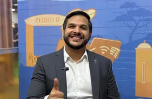 Washington Bandeira fala sobre avanços da Educação pública na Feira dos Municípios (Foto: Conecta Piauí)