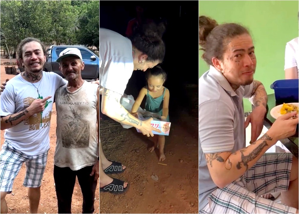 Whindersson Nunes faz visita surpresa aos pais no Piauí e emociona familiares