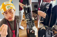 Whindersson desabafa após violão quebrado em voo e critica descaso com bagagens