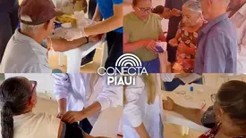 Ação do Novembro Azul leva prevenção à comunidade Beira do Rio, em Eliseu Martins (Foto: Reprodução)