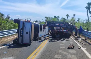 Acidente fatal mobiliza bombeiros na PI-114 em Campo Maior (Foto: Reprodução)