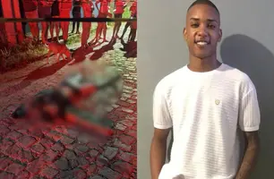 Adolescente perseguido e morto a tiros / cabeleireiro morto dentro de salão (Foto: Reprodução)