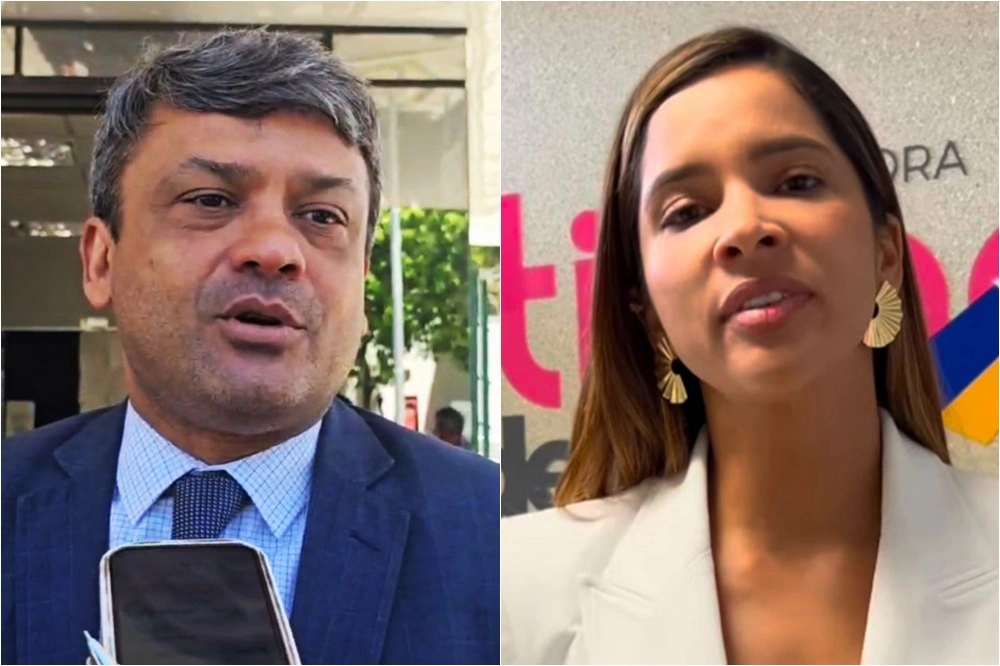 Advogado Edson Vieira Araújo e Tatiana Medeiros