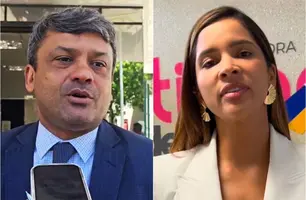 Advogado Edson Vieira Araújo e Tatiana Medeiros (Foto: Conecta Piauí e Reprodução)