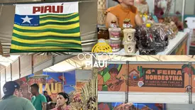 Agricultores do Piauí desembarcam para participam da 4ª Feira Nordestina no MA (Foto: Conecta Piauí)