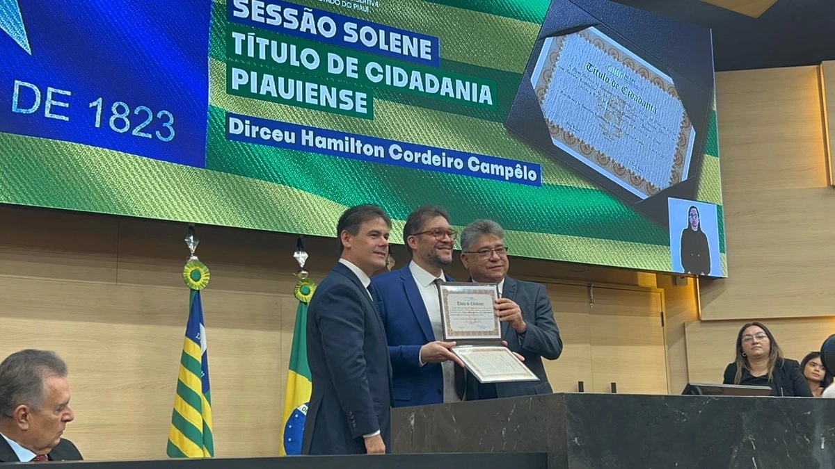 Alepi concede título de cidadão piauiense ao médico Dirceu Campelo, da Sesapi