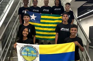 Alunos de Porto participam da Olimpíada Brasileira de Foguetes no Rio de Janeiro (Foto: Reprodução)