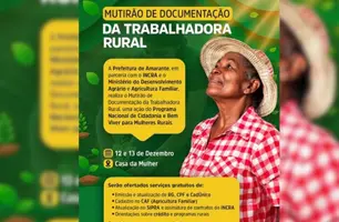 Amarante vai realizar Mutirão de Documentação da Trabalhadora Rural (Foto: Reprodução)