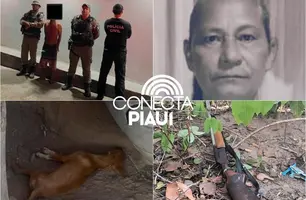 Após matar a mulher e cachorro com espingarda, homem é preso em cidade do Piauí (Foto: Reprodução)