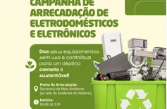 Aroazes realiza campanha de arrecadação de eletrodomésticos e eletrônicos