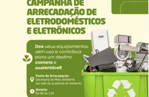 Aroazes realiza campanha de arrecadação de eletrodomésticos e eletrônicos (Foto: Reprodução)