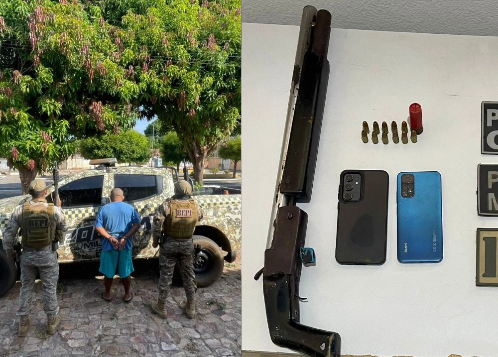 BEPI apreende arma, munições e recupera motocicletas durante operação do Piauí