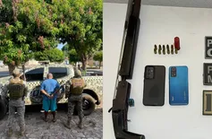 BEPI apreende arma, munições e recupera motocicletas durante operação do Piauí