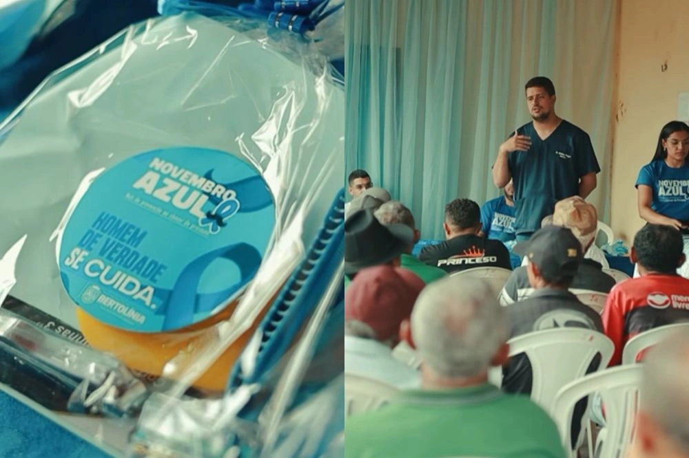 Bertolínia realiza 1º Encontro do Novembro Azul com homens da Comunidade Placa