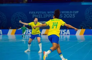 Brasil goleia Irã na estreia da Copa do Mundo de futsal feminino (Foto: © Fábio Souza/CBF/Direitos Reservados)