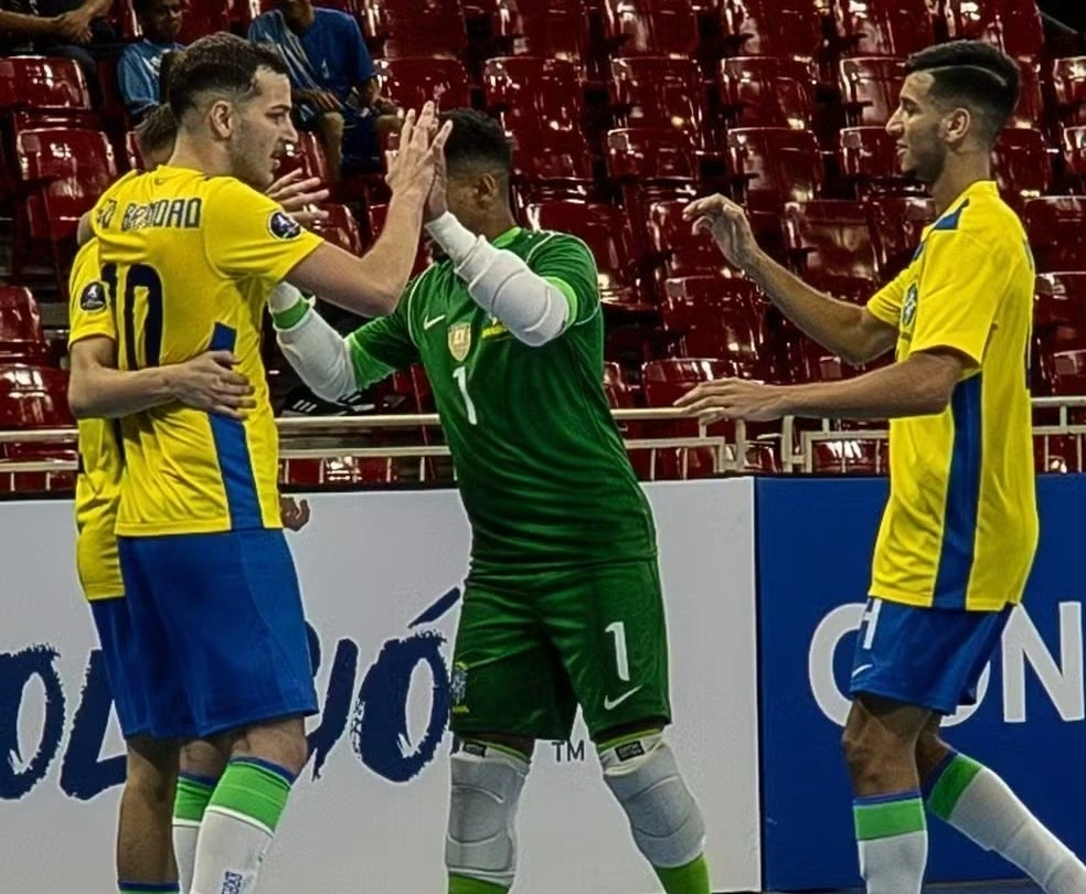 Brasil x Equador, Liga Evolução de Futsal Sub-23