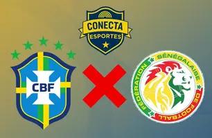 Brasil x Senegal (Foto: Conecta Piauí)