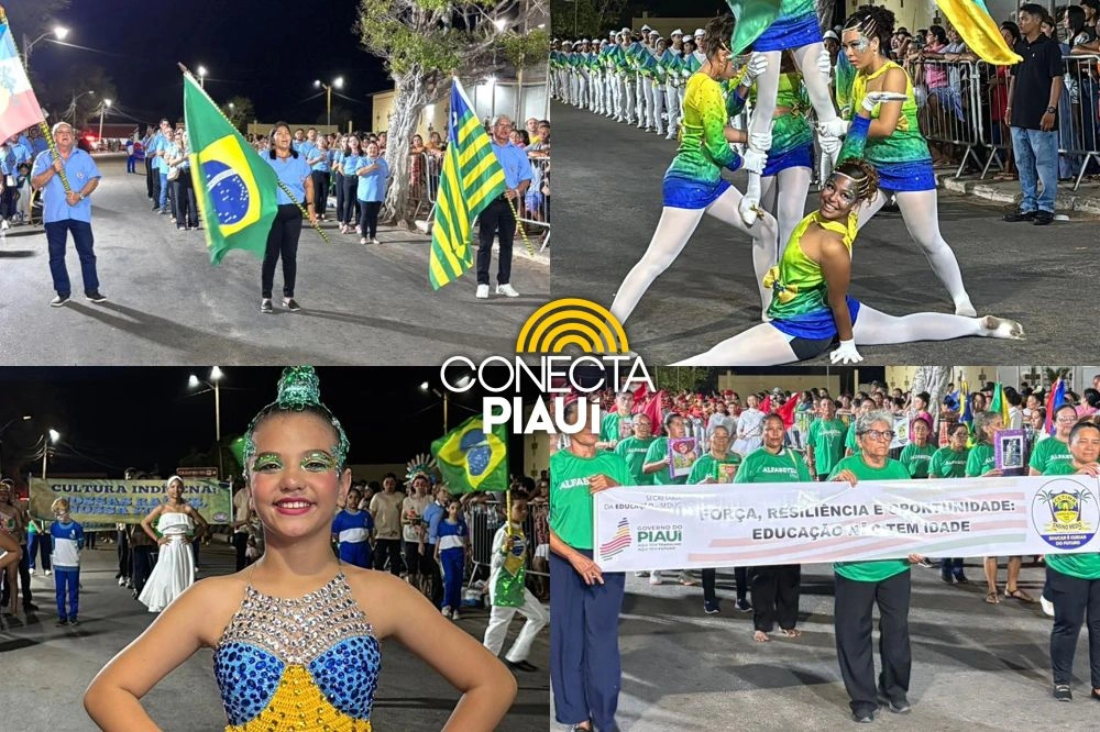 Cajueiro da Praia realiza desfile cívico em homenagem à Proclamação da República