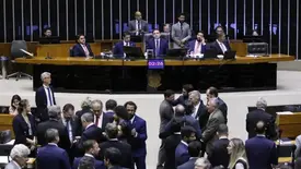 Câmara aprova texto-base do projeto de lei antifacção (Foto: Kayo Magalhães/Câmara dos Deputados)