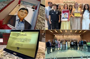 Câmara de Demerval Lobão faz homenagem ao vereador Mavilson Veloso (Foto: Reprodução/Assessoria)