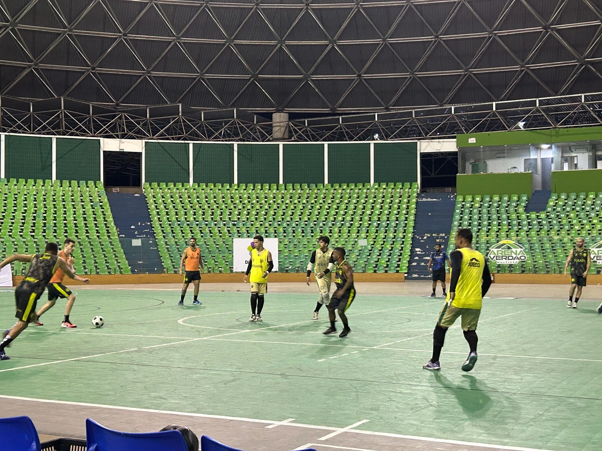 CAP realiza último treino em Teresina antes da final do Brasileiro de Futsal