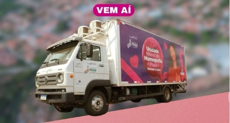 Carreta da Mamografia atenderá mulheres em Passagem Franca nesta quarta (12)