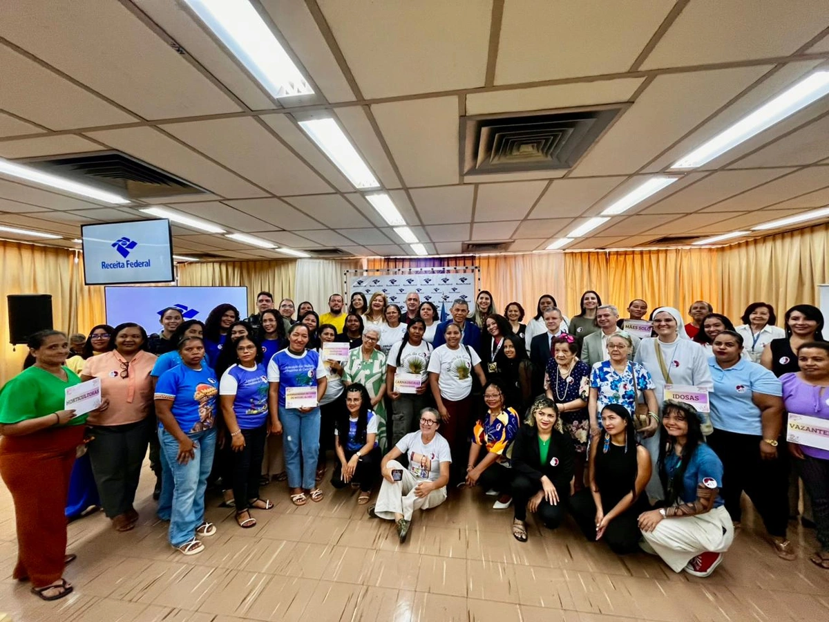 Casa da Mulher Brasileira recebe doações da Receita Federal