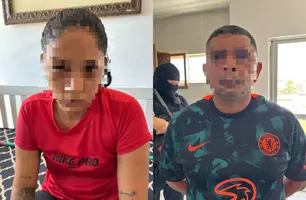 Casal é preso por tráfico de drogas e uso de documento falso em Teresina (Foto: Reprodução)
