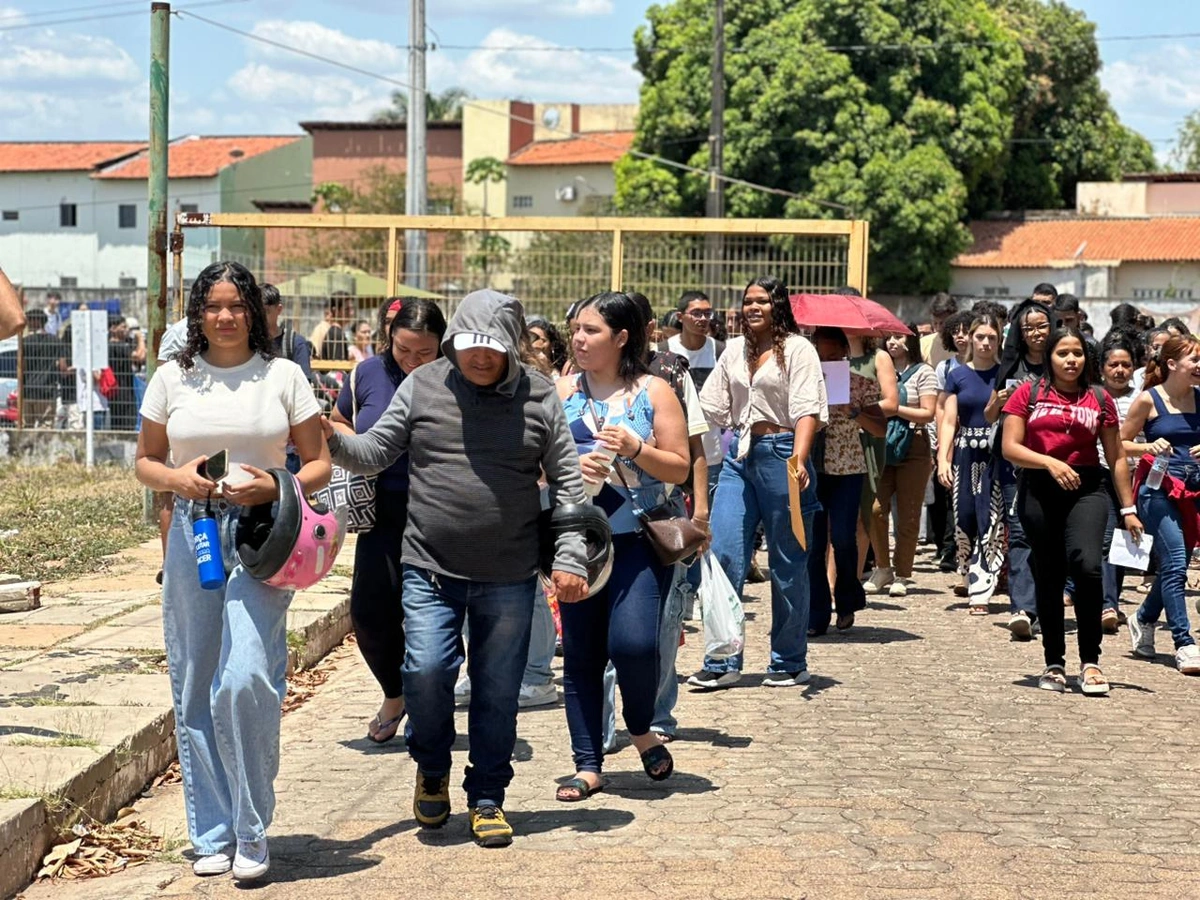 Chagada dos alunos para o ENEM 2025 em Teresina