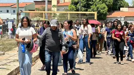 Chagada dos alunos para o ENEM 2025 em Teresina (Foto: Conecta Piauí)