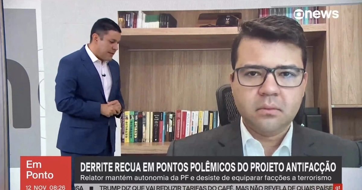 Chico Lucas em entrevista à Globo News