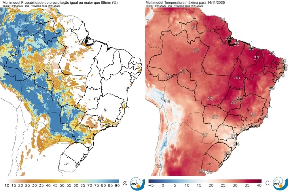 Chuva e calor extremo: Brasil encara combinação perigosa nos próximos dias