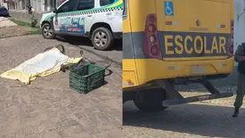 Ciclista de 38 anos morre após ser atropelado por ônibus escolar em Paulistana (Foto: Reprodução)