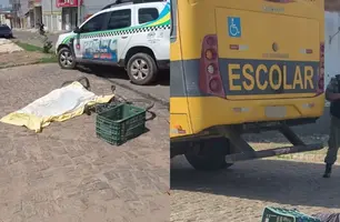 Ciclista de 38 anos morre após ser atropelado por ônibus escolar em Paulistana (Foto: Reprodução)