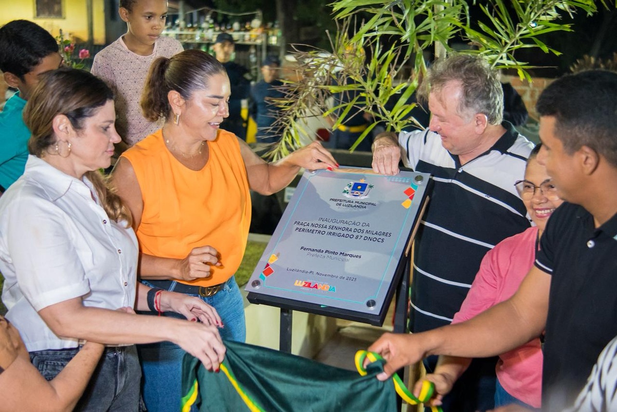 Com entrega de obras em Luzilândia, prefeita encerra ações do Governo Itinerante