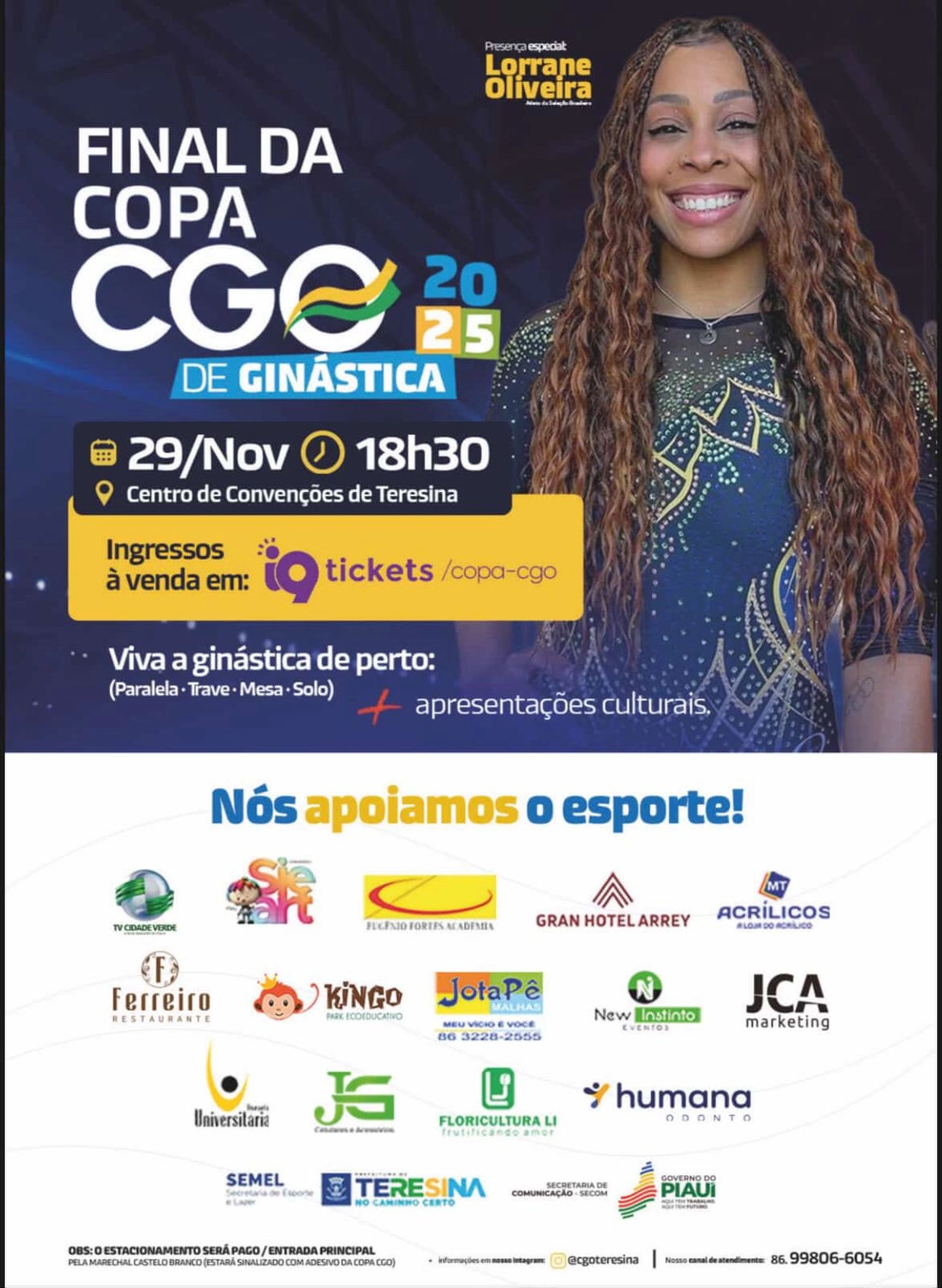 Competição reúne atletas mirins no Centro de Convenções, em Teresina