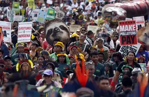 COP30: marcha global indígena em Belém cobra demarcação de territórios (Foto: Bruno Peres/Agência Brasil)