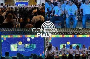 Demerval Lobão dá início às comemorações pelos 62 anos de emancipação política (Foto: Portal Conecta Píaui)