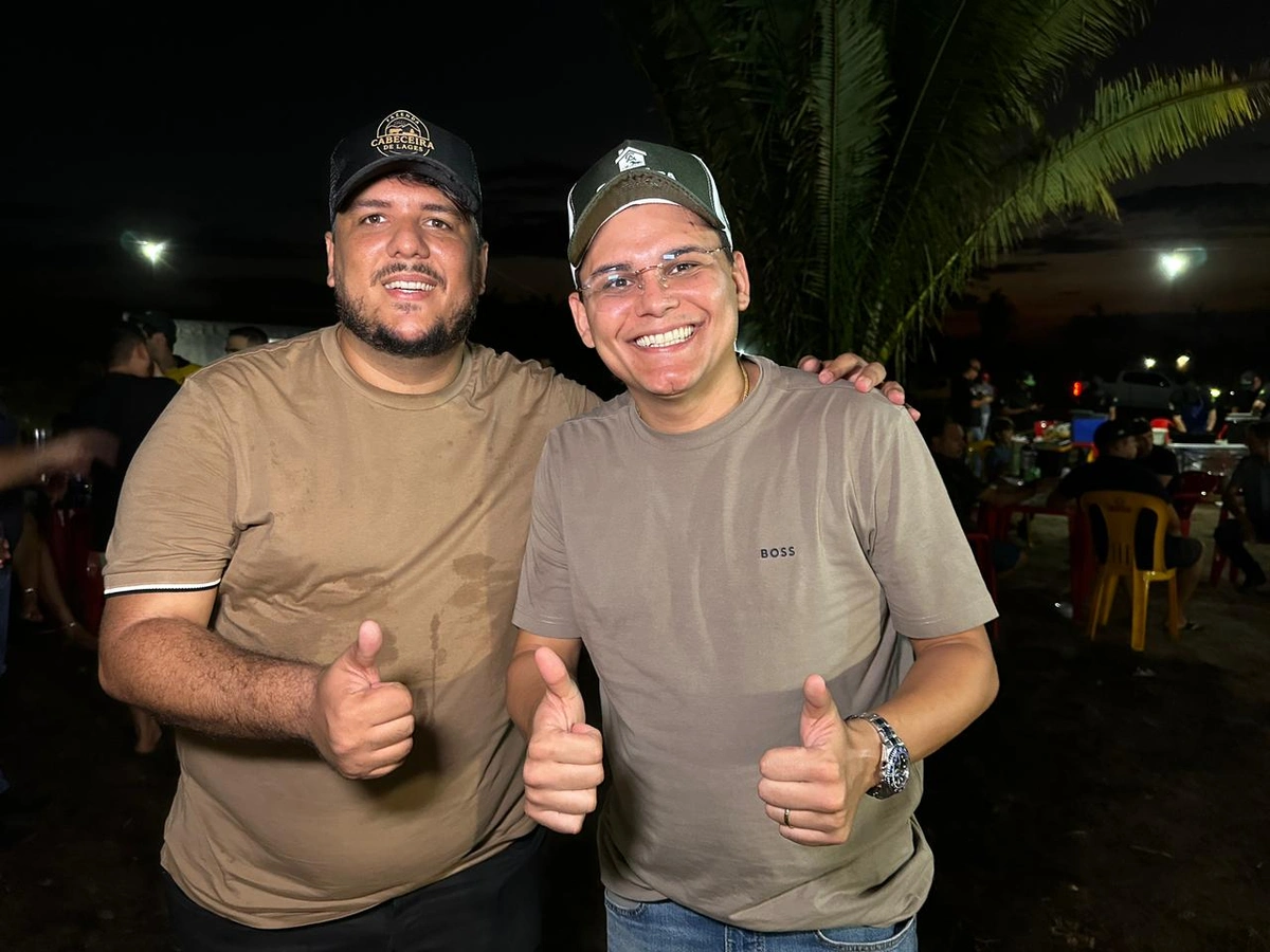 Deputado estadual Oliveira Neto e Junior Macedo
